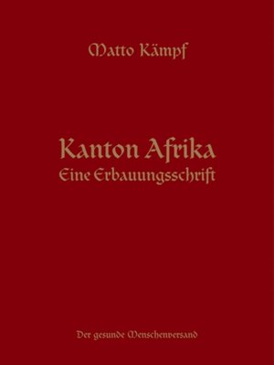 cover image of Kanton Afrika